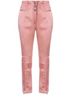 Ann Demeulemeester Pink RNY SATIN STRAIGHT LEG PANT