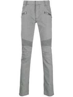 Balmain брюки в ломаную клетку