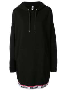 Moschino logo detail hoodie dress