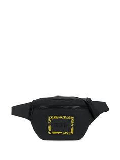 Versace Jeans Couture поясная сумка с контрастной отделкой