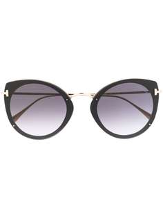 Tom Ford Eyewear солнцезащитные очки в оправе кошачий глаз с эффектом градиента