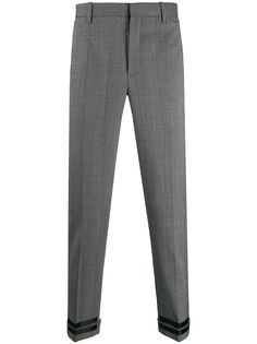 Neil Barrett striped cuff tapered trousers