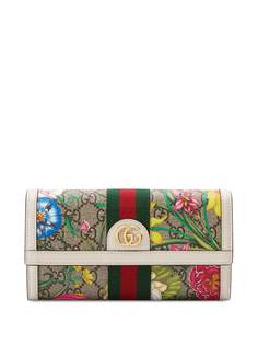 Gucci кошелек с принтом Flora