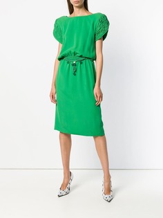 Valentino Pre-Owned платье миди с короткими рукавами