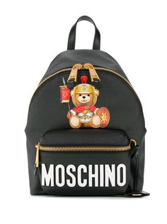 Moschino teddy bear print backpack