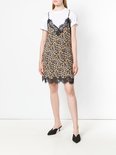 Gold Hawk платье-сорочка с леопардовым принтом