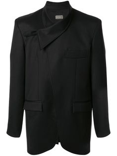 Necessity Sense Koto wrap-front blazer