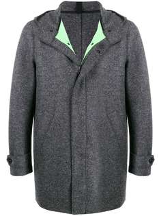 Harris Wharf London hooded boxy fit coat