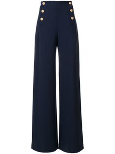 Alberta Ferretti широкие брюки с высокой талией