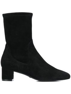 Stuart Weitzman STUART WEITZMAN ERNESTINE45SUEDESTRETCH BLACK