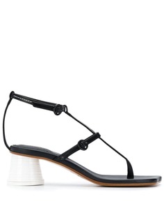 Mm6 Maison Margiela босоножки с ремешками на каблуке