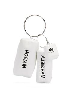 Mm6 Maison Margiela logo print triple clutch