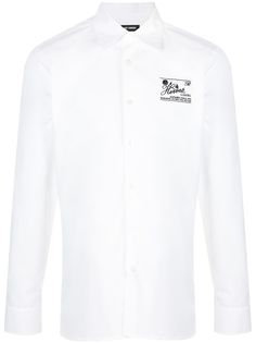 Raf Simons Heroes chest logo shirt