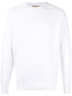 Maison Kitsuné logo embossed sweatshirt