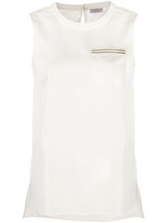 Brunello Cucinelli топ без рукавов