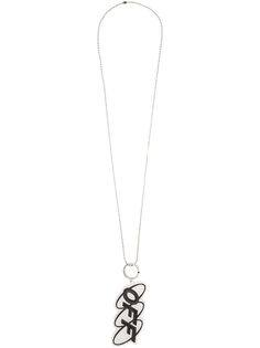 Off-White Off pendant necklace