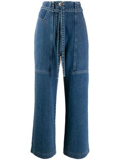 Nanushka джинсы с карманами карго