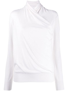 Escada трикотажный топ с запахом
