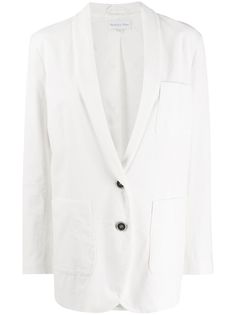 Patrizia Pepe tuxedo-style single breasted blazer