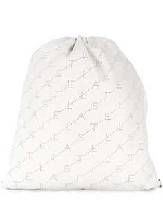 Stella McCartney logo drawstring backpack