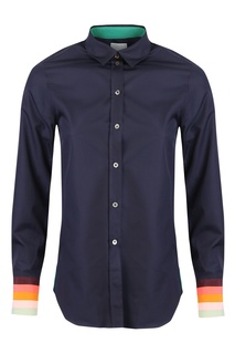 Синяя рубашка Paul Smith