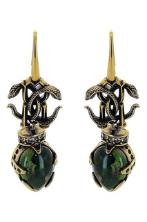 Серьги с подвесками Roberto Cavalli