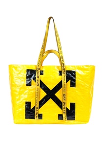 Желтая сумка с четырьмя ручками Off White