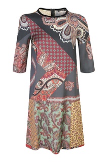 Шерстяное платье с узорами Etro