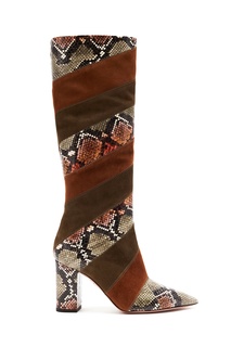 Разноцветные сапоги Boetti Boot 85 Aquazzura