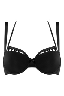 Черный бра со шнуровкой Marlies Dekkers