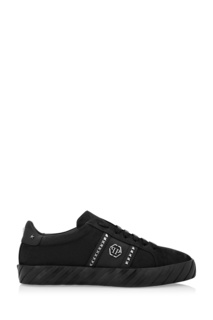Черные кеды с заклепками Philipp Plein