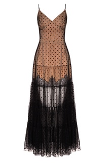 Платье из вышитого тюля с кружевом Yana Dress