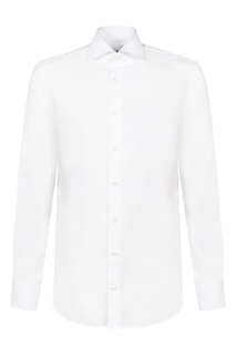 Белая однотонная рубашка Van Laack