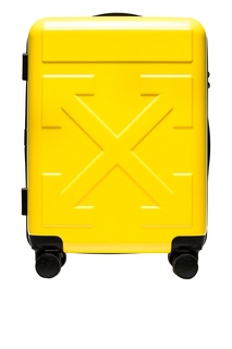 Желтый дорожный чемодан Off White