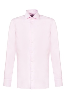 Приталенная розовая рубашка Van Laack
