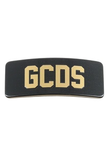 Черная заколка с логотипом Gcds