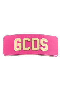 Розовая заколка с логотипом Gcds