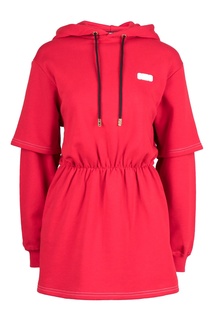 Красное платье с капюшоном Gcds