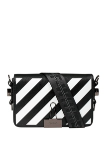 Черная сумка-кроссбоди с полосками Off White