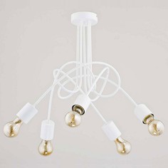 Люстра на штанге Tango White 23615 Alfa