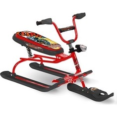 Снегокат Ника Snowdrive СНД3 / SD22 Snowdraive 2 красный каркас Nika