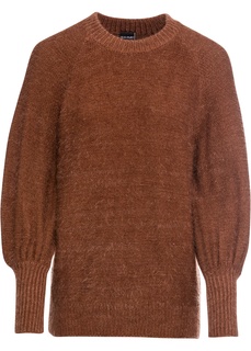 Пуловер с объемными рукавами Bonprix