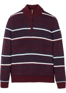 Пуловер с узором в норвежском стиле Bonprix