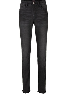 Джинсы стрейч SLIM с контрастными лампасами Bonprix