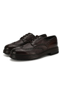 Кожаные дерби Santoni