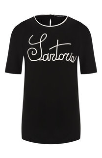 Шелковая футболка Dolce & Gabbana