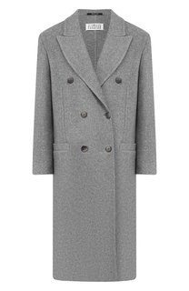 Двубортное пальто из кашемира Maison Margiela