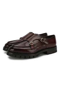 Кожаные монки Santoni