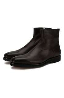 Кожаные сапоги Santoni