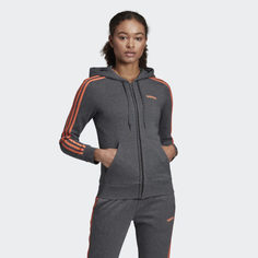Флисовая худи Essentials 3-Stripes adidas Performance